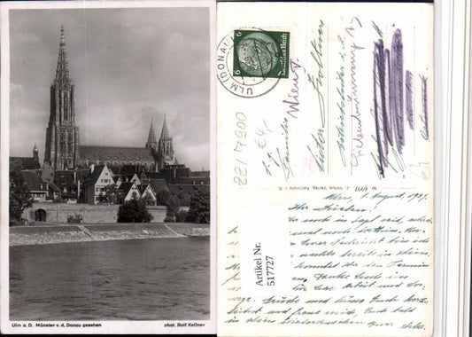 517727, Ulm on the Danube, partial view with Münster church