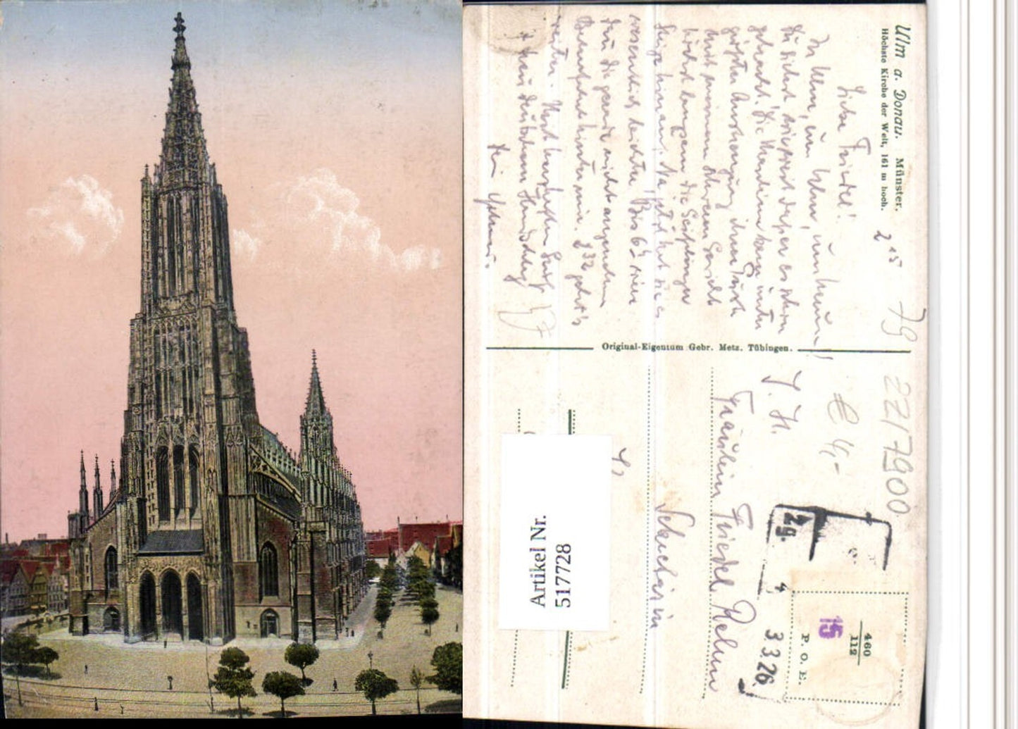 517728, Ulm on the Danube, Münster Church
