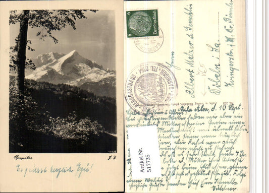 517735,Alpspitze b. Garmisch-Partenkirchen Bergkulisse pub Bücheler 203