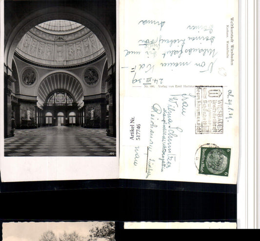 517746,Wiesbaden Kurhaus Wandelhalle Innenansicht