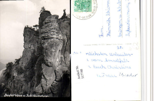 517748,Basteifelsen u. Jubiläumsturm b. Rathen Felsen