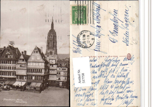 517758,Frankfurt am Main Römberberg Turm pub Trinks & Co