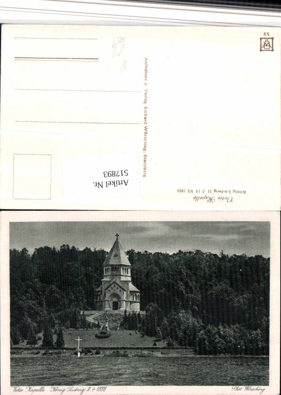 517893,Starnberg Starnberger See Votiv Kapele König Ludwig II. pub Wörsching