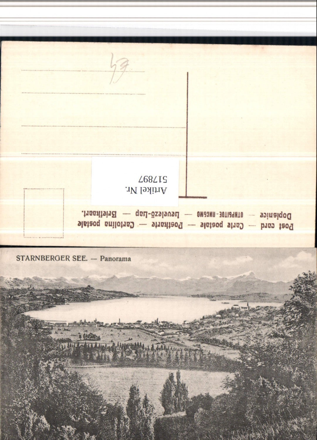 517897, Starnberg Lake Starnberg 1910