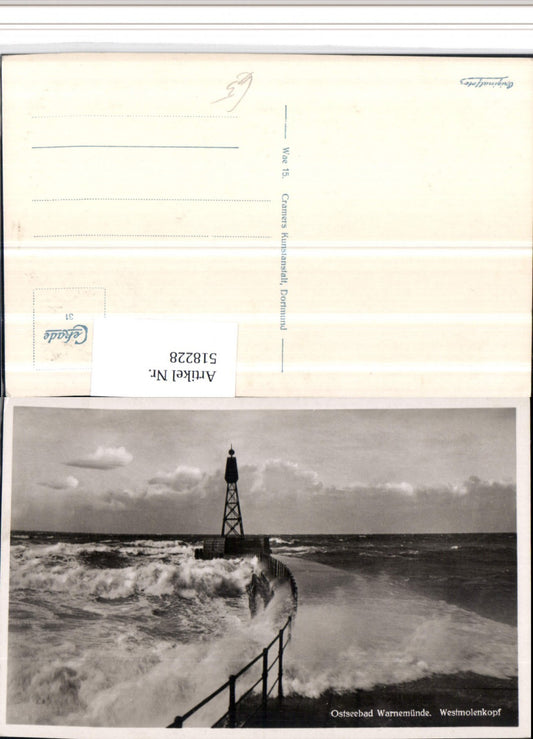 518228,Rostock Ostseebad Warnemünde Westmolenkopf
