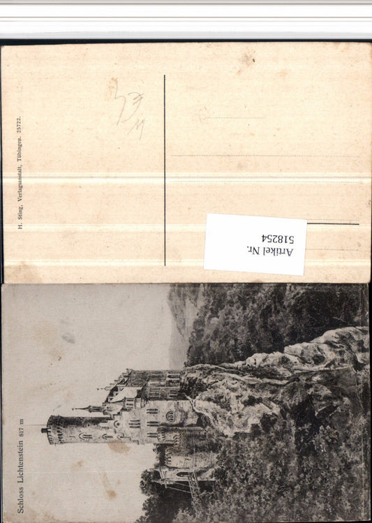 518254, Lichtenstein Castle near Honau
