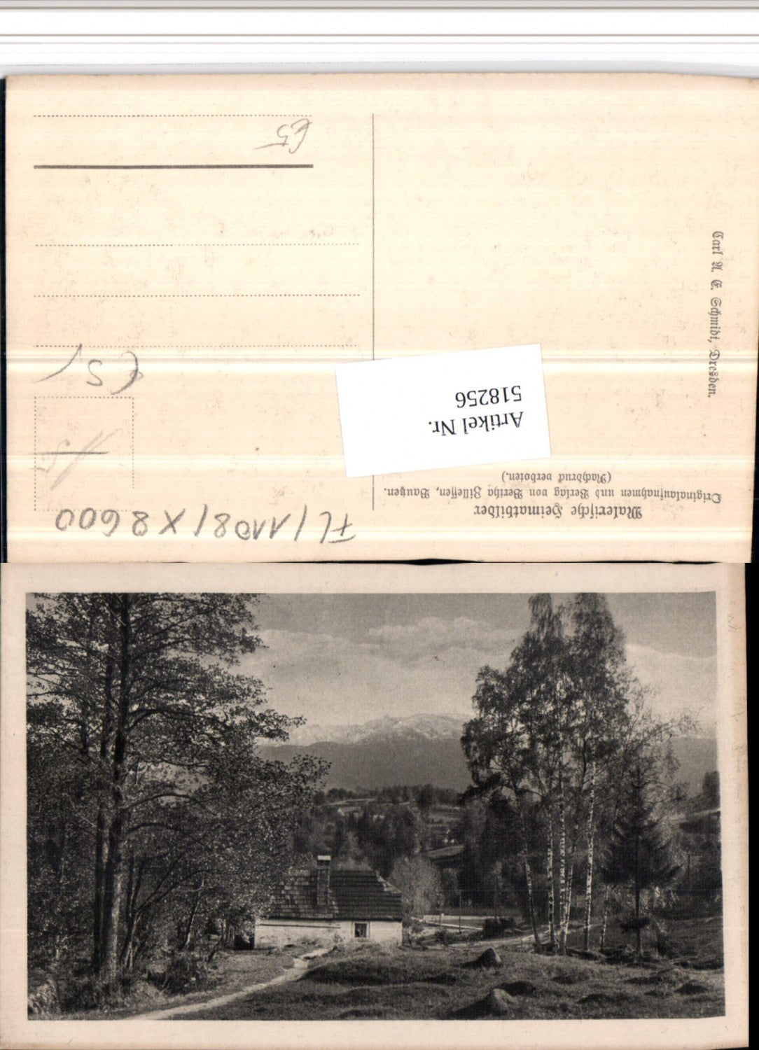 518256,Bautzen Landschaft Haus Bergkulisse