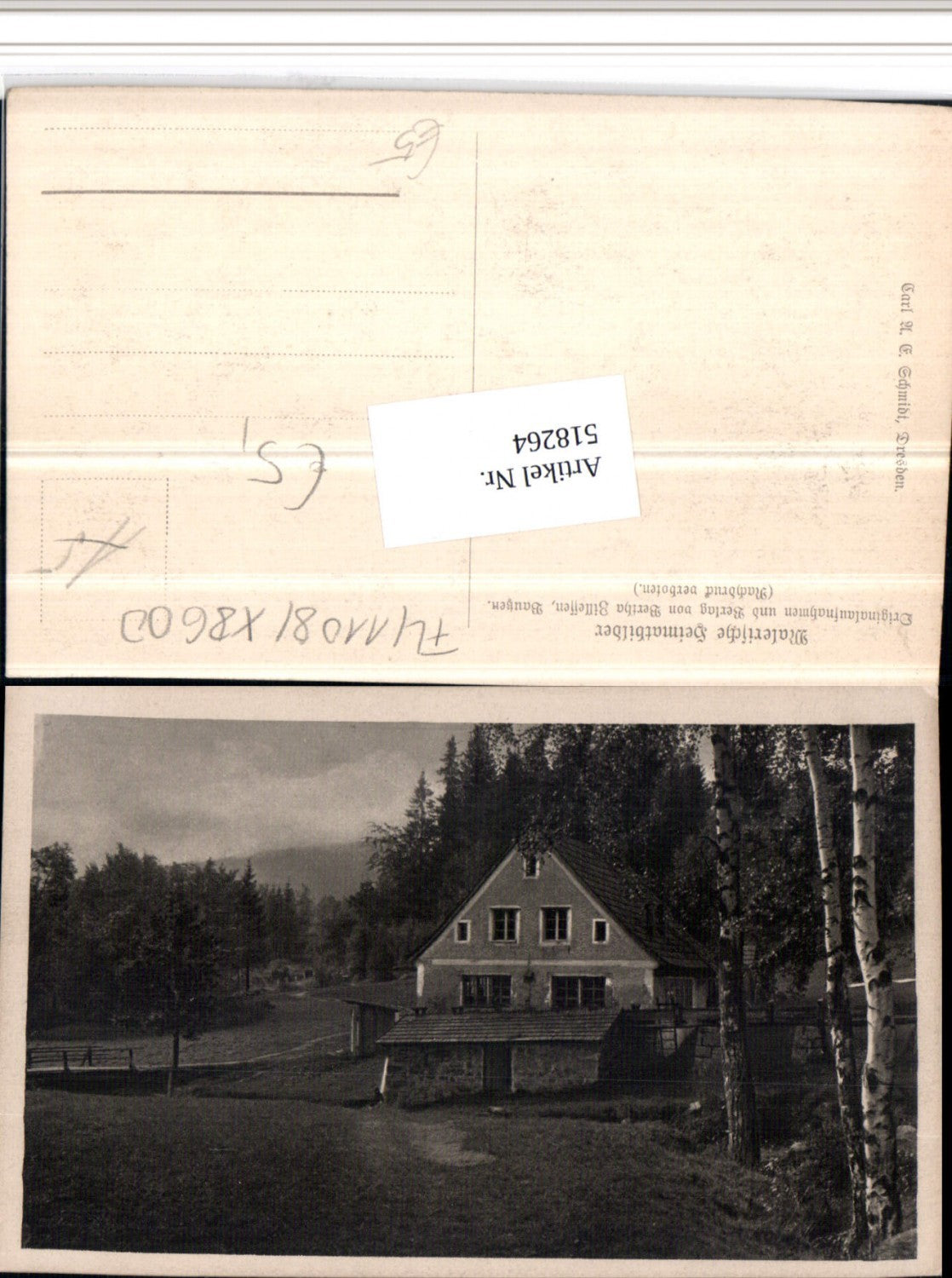 518264,Bautzen Landschaft Haus Wald