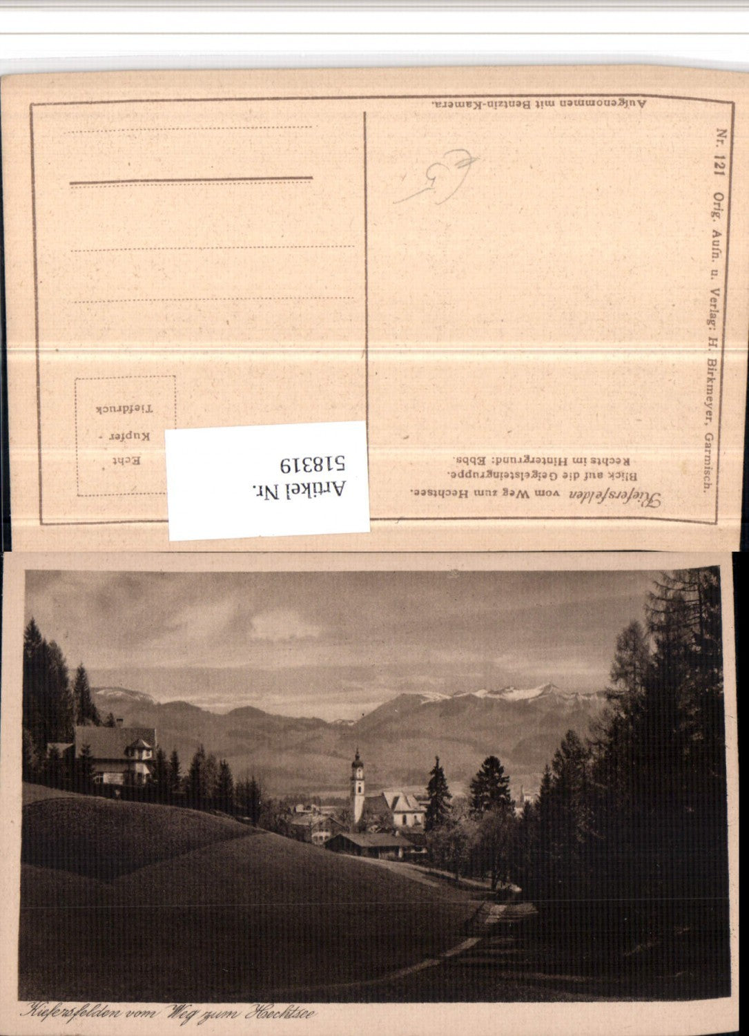 518319,Kiefersfelden Teilansicht vom Weg zum Hechtsee Bergkulisse