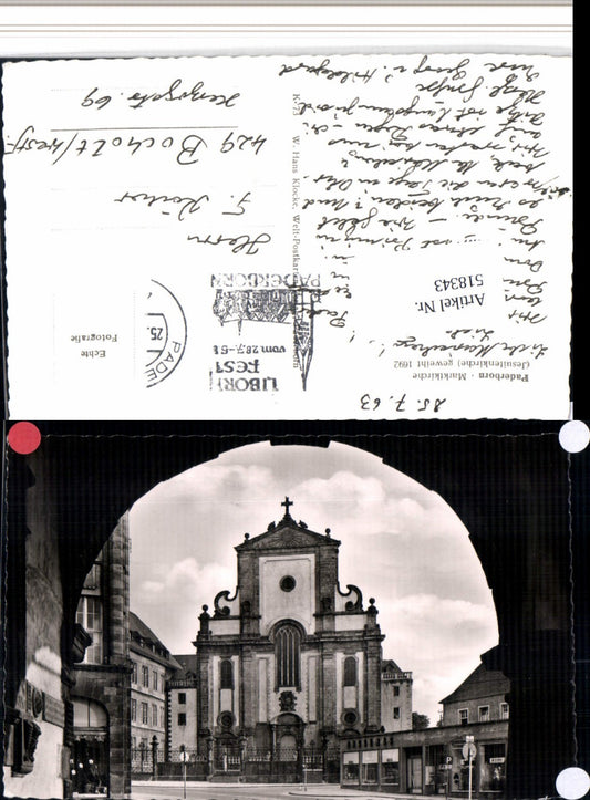 518343,Paderborn Marktkirche Kirche