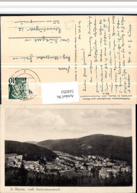 518353, St. Blasien in the Black Forest (Total)