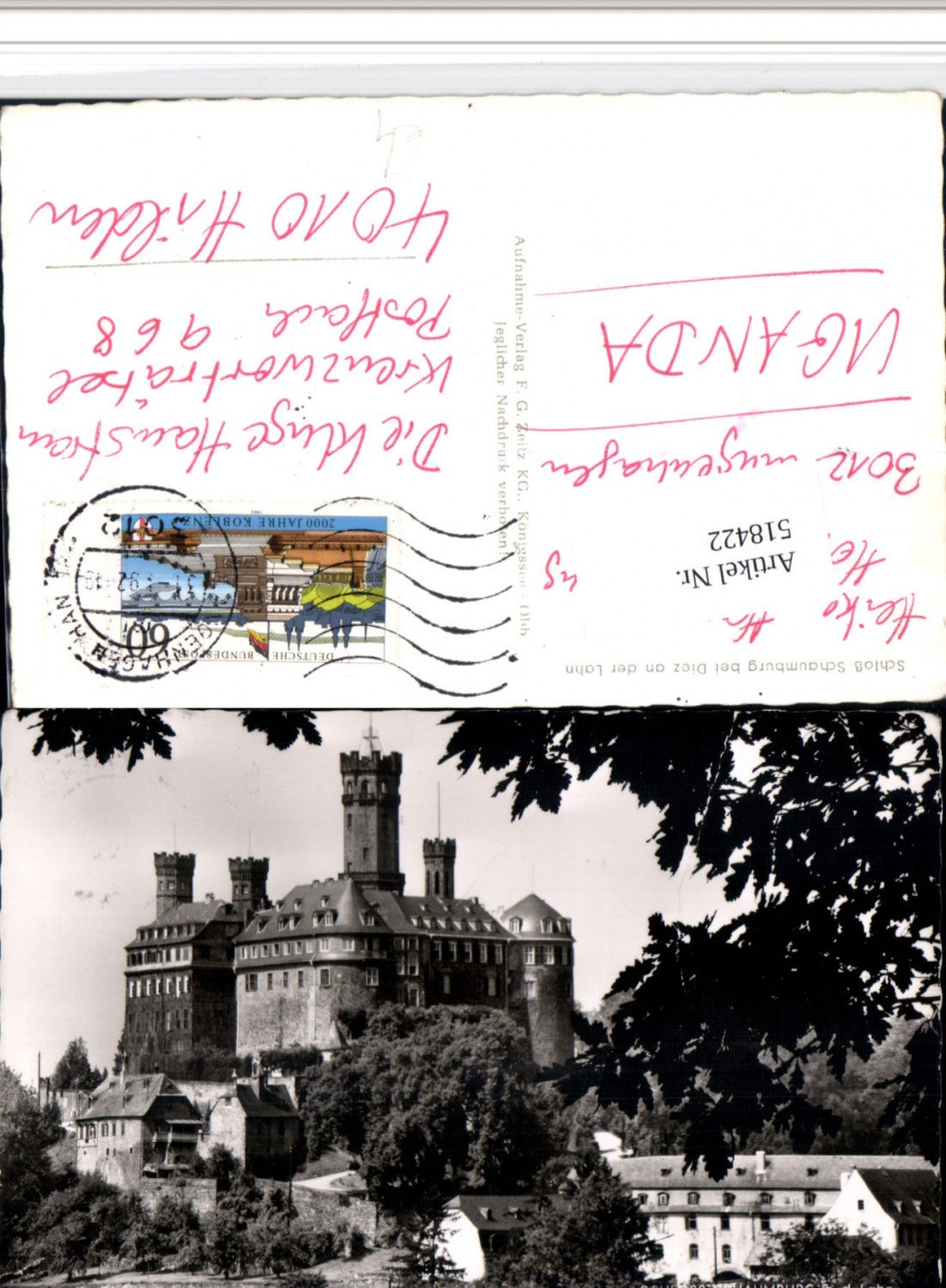 518422,Schloss Schaumburg b. Diez an d. Lahn