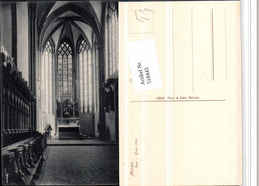 518443,Meißen Dom Innenansicht Hohes Chor pub Brück & Sohn 15546