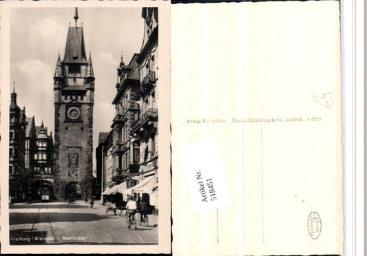 518451, Freiburg im Breisgau, Martinstor Gate Tower Tram