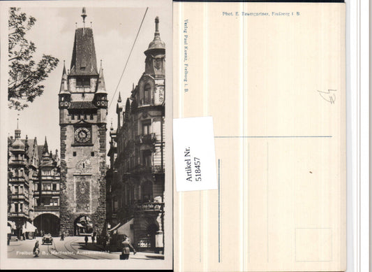 518457, Freiburg im Breisgau, Martinstor Gate Tower