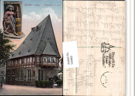 518463,Goslar am Harz Brusttuch Gebäude Butterhanne