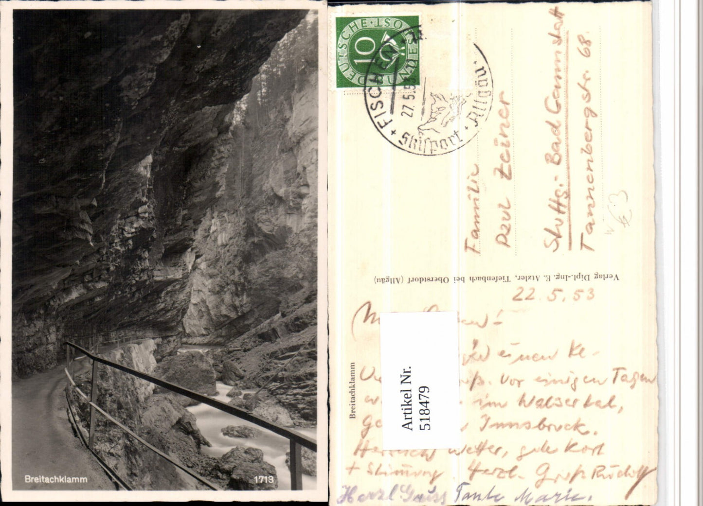 518479,Breitachklamm Klamm b. Oberstdorf