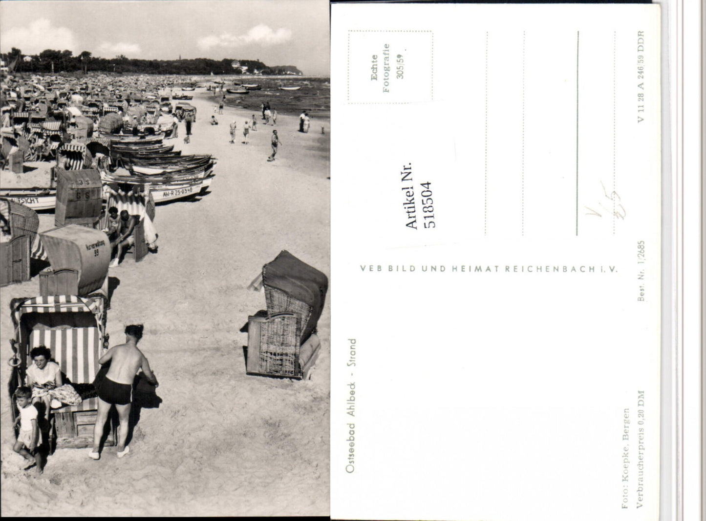 518504,Ostseebad Ahlbeck Strandleben Strand pub VEB