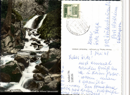 518516, Höllental in the Black Forest near Breitnau, Ravenna Gorge, Great Waterfall
