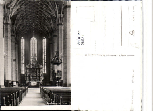 518531,Pirna Marienkirche Kirche Innenansicht