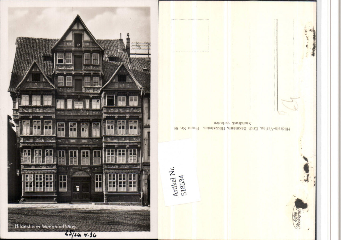 518534,Hildesheim Wedekindhaus Haus