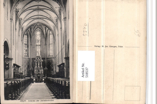 518537,Prüm Salvatorkirche Kirche Innenansicht