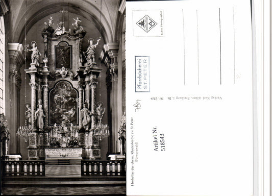518543, St. Peter in the Black Forest, Monastery Church, High Altar