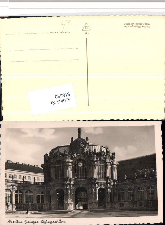 518650,Dresden Zwinger Sophienpavillon Uhr