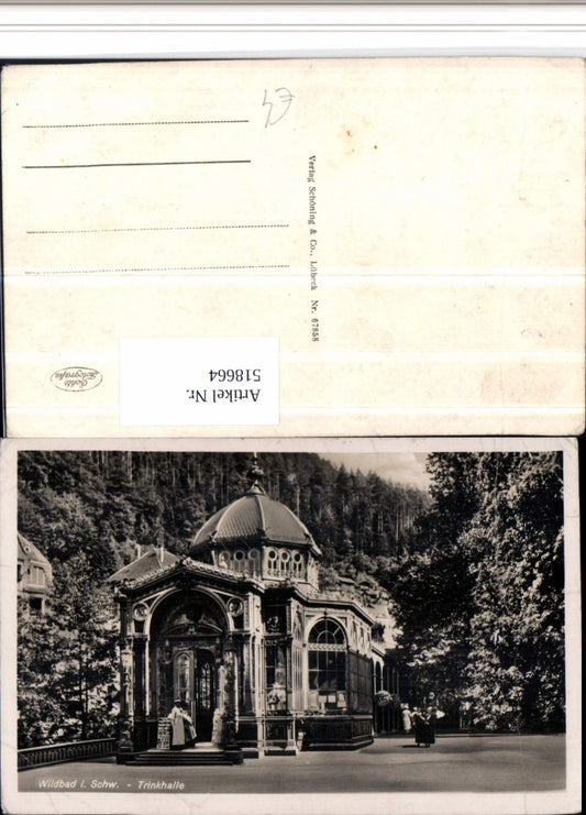 518664, Wildbad in the Black Forest, Trinkhalle (pump room)