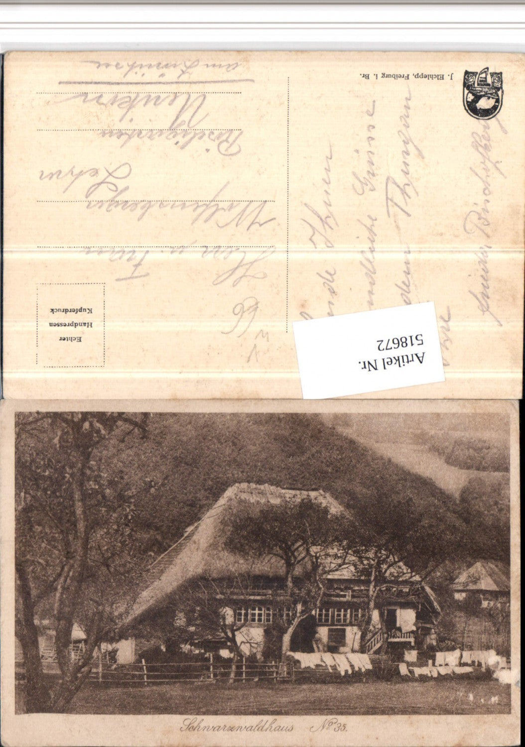 518672,Schwarzwaldhaus b. Freiburg pub J. Elchlepp 35