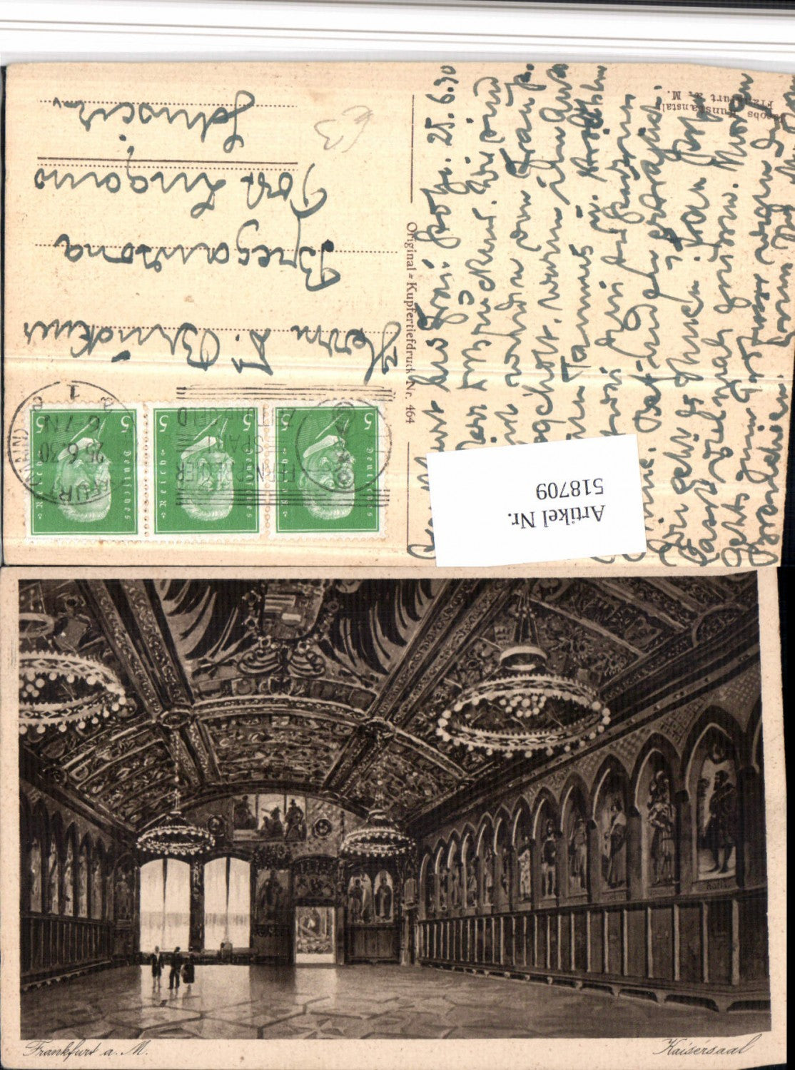 518709,Frankfurt am Main Kaisersaal Innenansicht