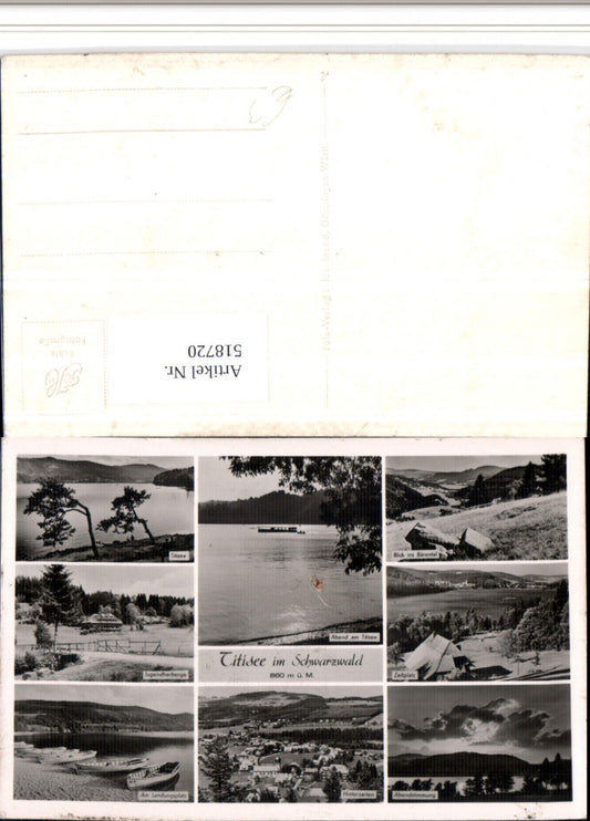 518720, Titisee in the Black Forest Hinterzarten Lake Multi-image map