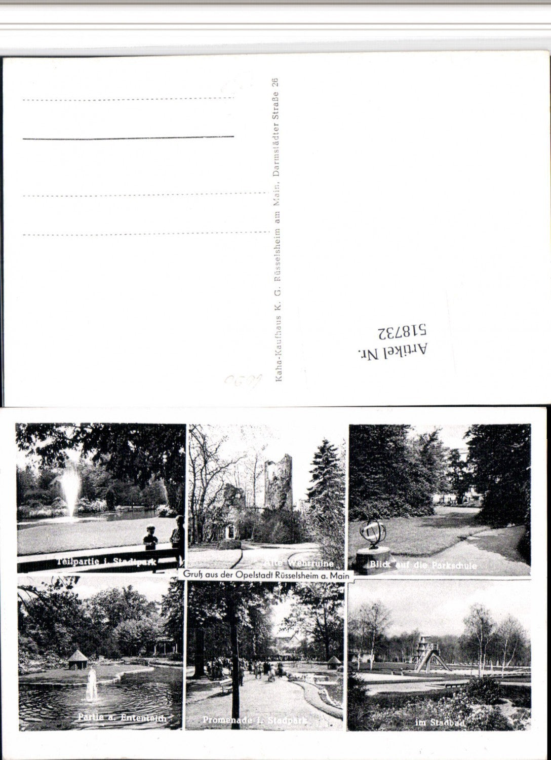 Alte Ansichtskarte – Old Postcard