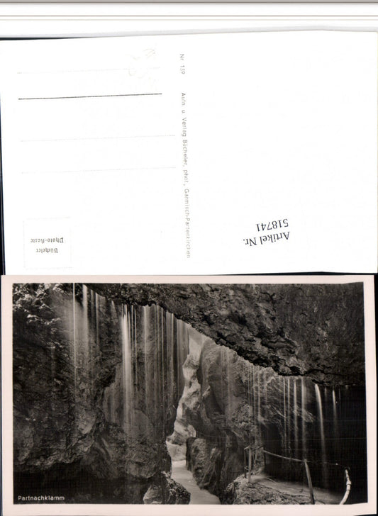 518741,Partnachklamm Klamm b. Garmisch Wasserfall