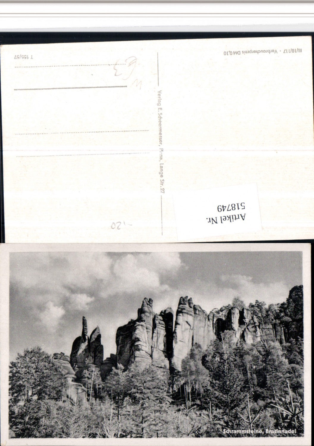 518749,Schrammsteine b. Bad Schandau Brasinnadel Felsen