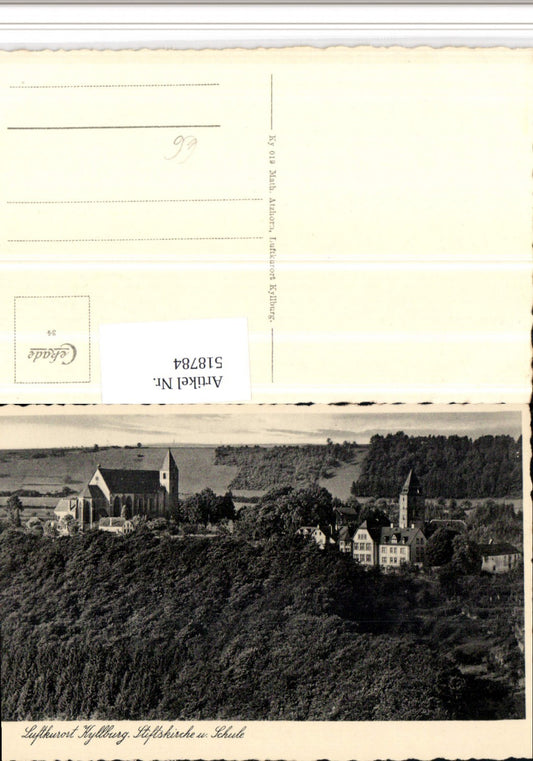 518784,Kyllburg Stiftskirche Kirche u. Schule
