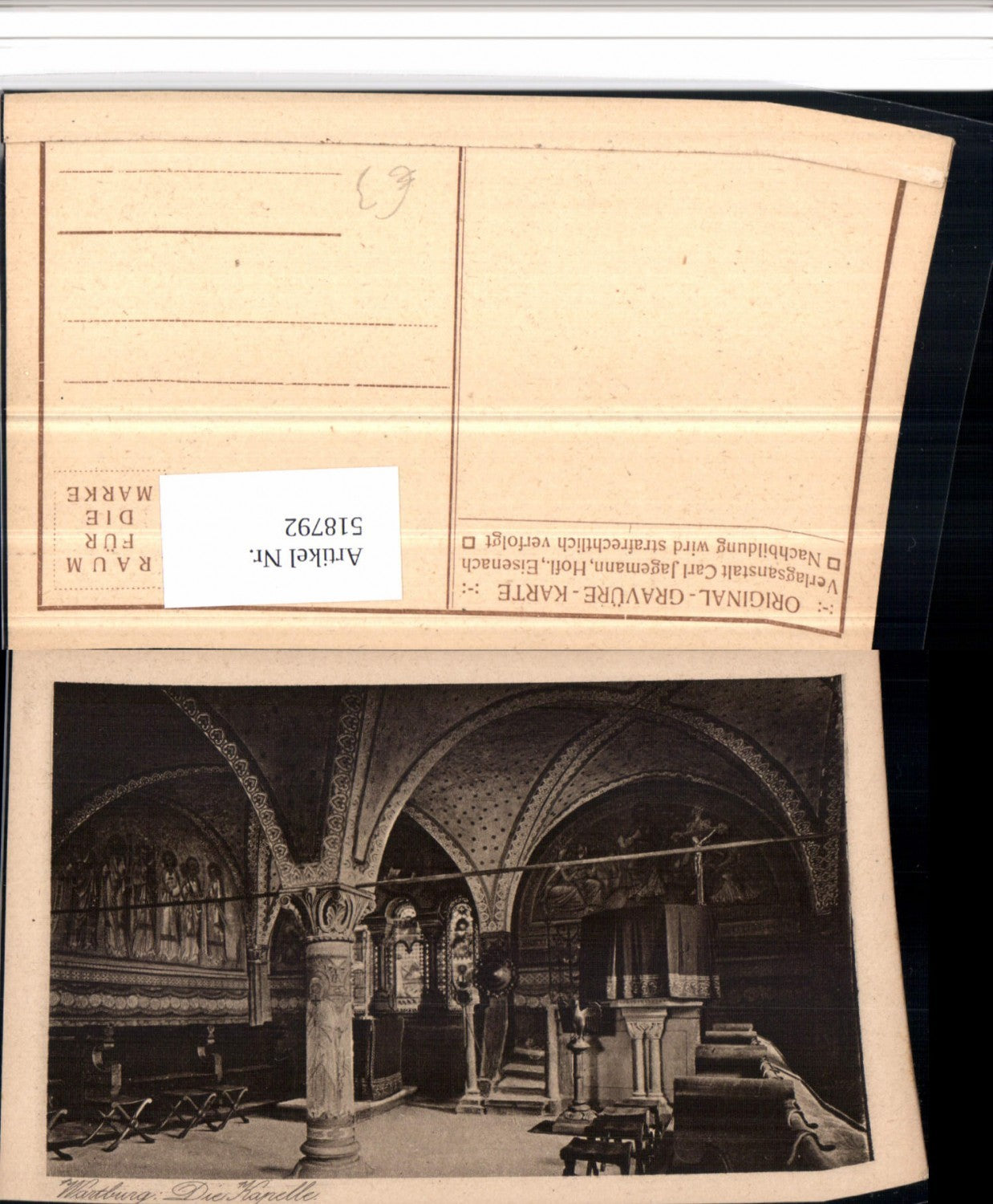 518792, Eisenach Wartburg Castle Chapel Interior view
