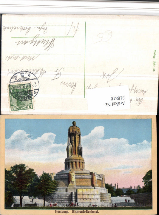 518810,Hamburg Bismarck-Denkmal Statue