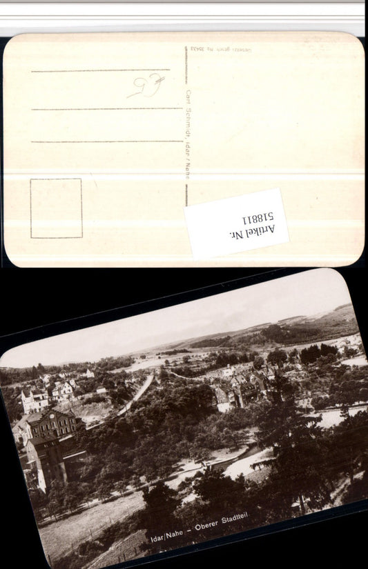 518811,Idar an d. Nahe Oberer Stadtteil Totale