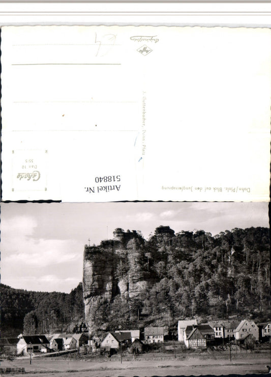518840,Dahn in d. Pfalz Blick auf den Jungfernsprung