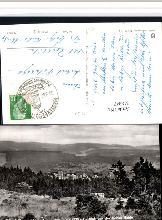 518847,Masserberg Partial view from the Hohen Heide