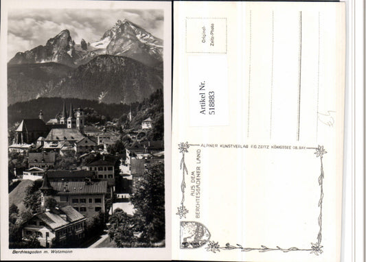 518883,Berchtesgaden Totale m. Watzmann Bergkulisse