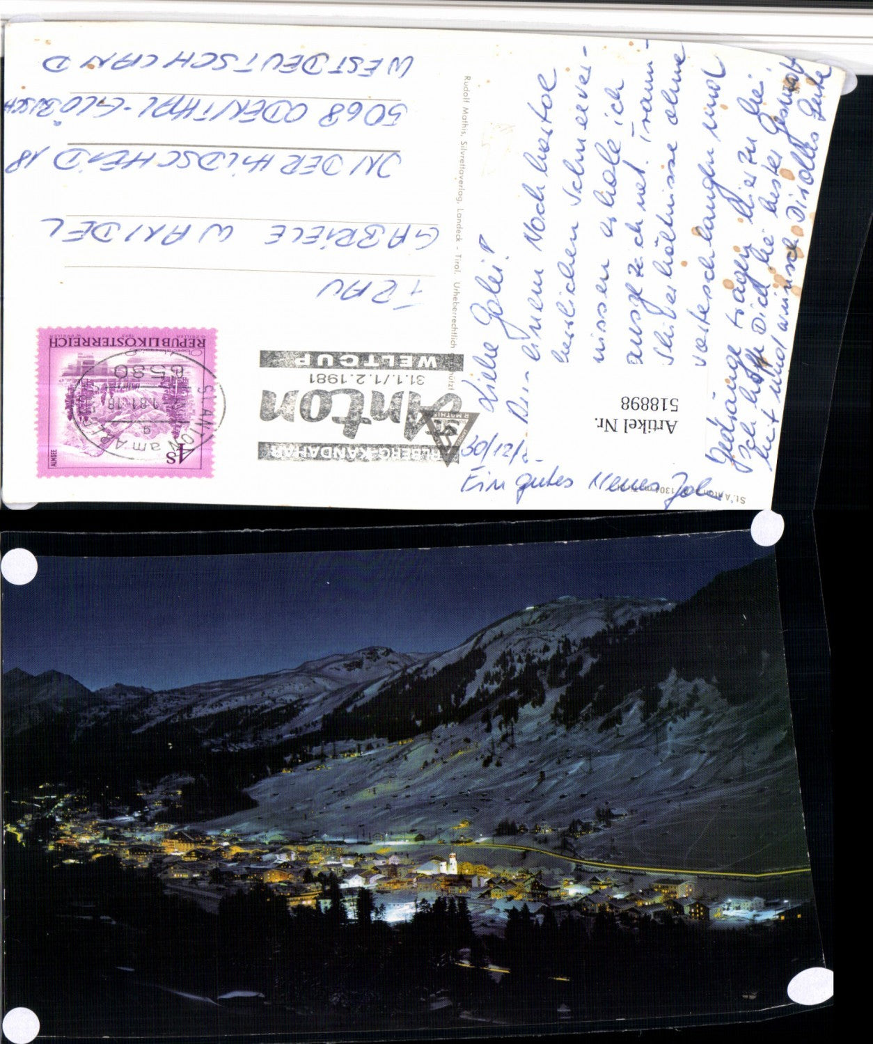 Alte Ansichtskarte – Old Postcard