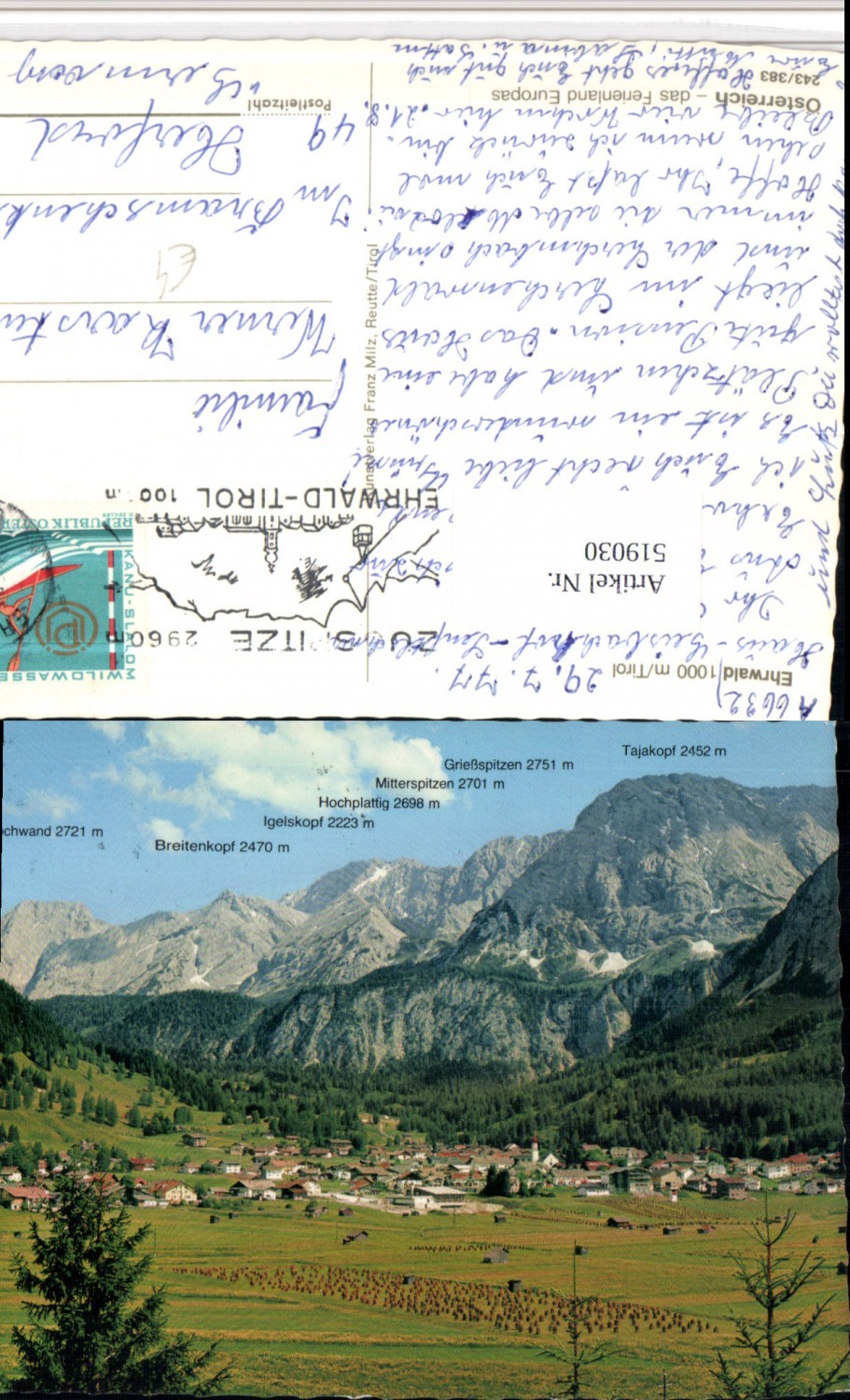 Alte Ansichtskarte – Old Postcard