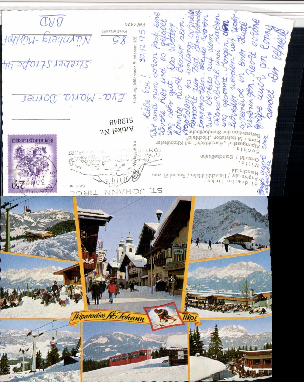 Alte Ansichtskarte – Old Postcard