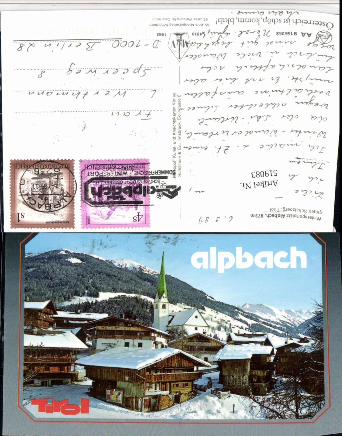 Alte Ansichtskarte – Old Postcard