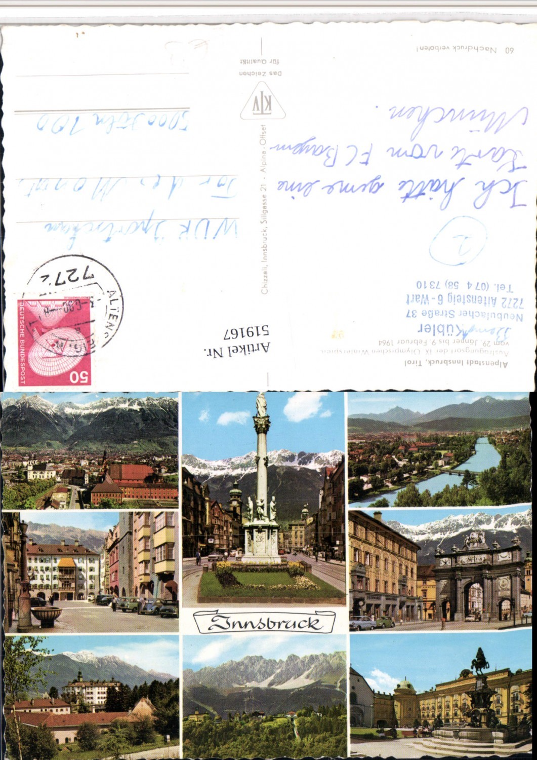 Alte Ansichtskarte – Old Postcard