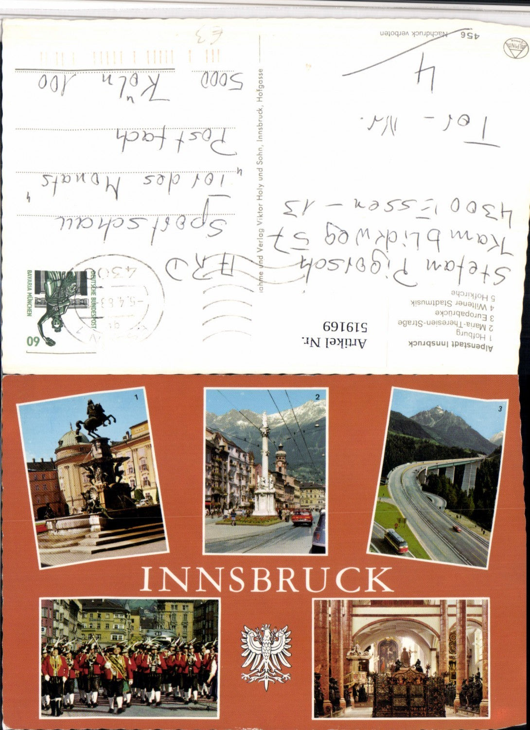 Alte Ansichtskarte – Old Postcard