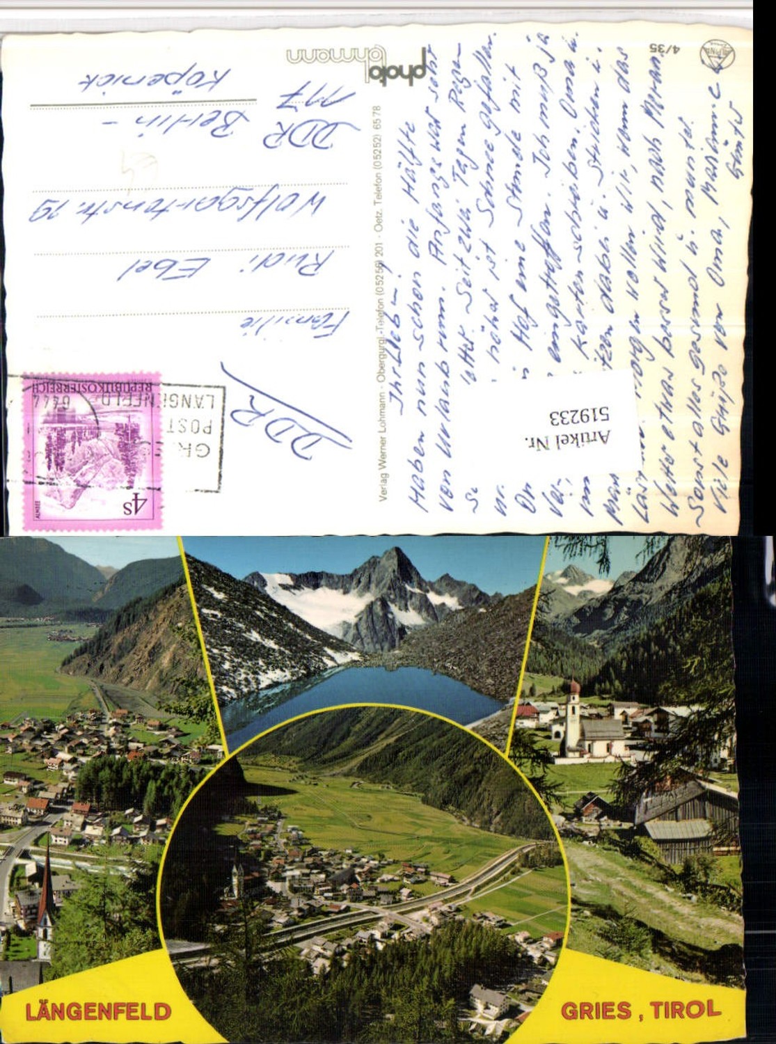 Alte Ansichtskarte – Old Postcard