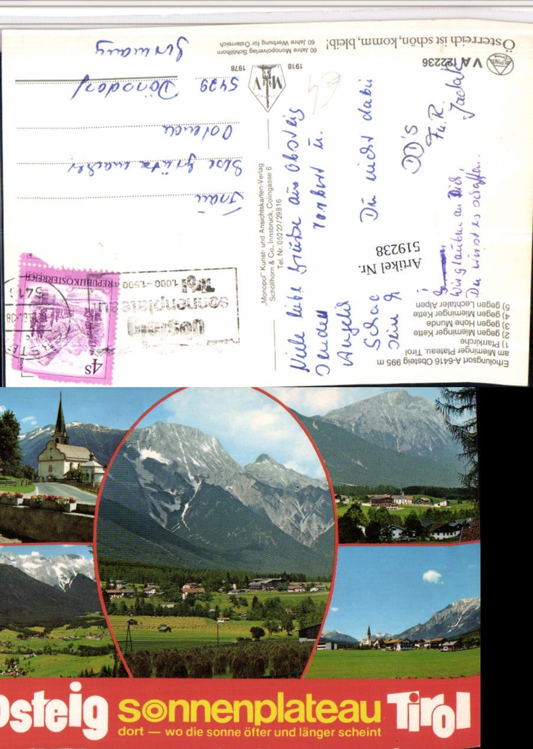 Alte Ansichtskarte – Old Postcard